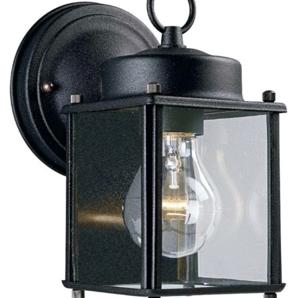 Black Outdoor Wall Hanging Light